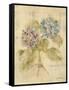 Bouquet of Blue Hydrangea-Cheri Blum-Framed Stretched Canvas