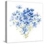 Bouquet of Blue-Enya Todd-Stretched Canvas