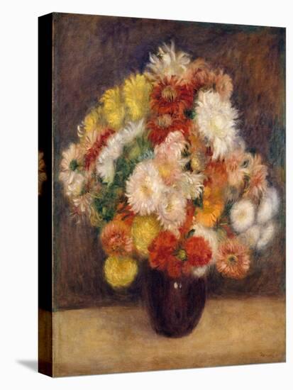 Bouquet of Chrysanthemums, 1881-Pierre-Auguste Renoir-Stretched Canvas