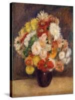 Bouquet of Chrysanthemums, 1881-Pierre-Auguste Renoir-Stretched Canvas
