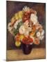 Bouquet of Chrysanthemums, 1881-Pierre-Auguste Renoir-Mounted Giclee Print