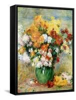 Bouquet of Chrysanthemums, circa 1884-Pierre-Auguste Renoir-Framed Stretched Canvas