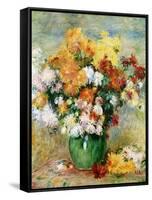 Bouquet of Chrysanthemums, circa 1884-Pierre-Auguste Renoir-Framed Stretched Canvas