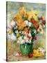 Bouquet of Chrysanthemums, circa 1884-Pierre-Auguste Renoir-Stretched Canvas