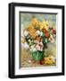 Bouquet of Chrysanthemums, circa 1884-Pierre-Auguste Renoir-Framed Premium Giclee Print