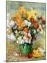 Bouquet of Chrysanthemums, circa 1884-Pierre-Auguste Renoir-Mounted Giclee Print