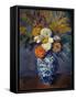 Bouquet of Dahlias. Painting by Paul Cezanne (1839-1906), 1873. Oil on Canvas. Dim: 0.73 X 0.54M. P-Paul Cezanne-Framed Stretched Canvas