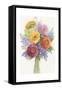 Bouquet of Dahlias-ZPR Int’L-Framed Stretched Canvas