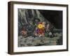 Bouquet of Dahlias-Paul Cézanne-Framed Giclee Print