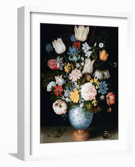 Bouquet of Flowers, 1609-Ambrosius Bosschaert the Elder-Framed Giclee Print