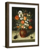 Bouquet of Flowers. 1613-Peter Binoit-Framed Giclee Print