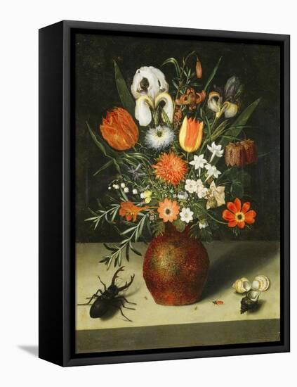 Bouquet of Flowers. 1613-Peter Binoit-Framed Stretched Canvas
