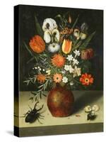 Bouquet of Flowers. 1613-Peter Binoit-Stretched Canvas