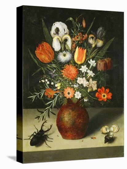 Bouquet of Flowers. 1613-Peter Binoit-Stretched Canvas