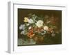 Bouquet of Flowers, 1863-Gustave Courbet-Framed Giclee Print