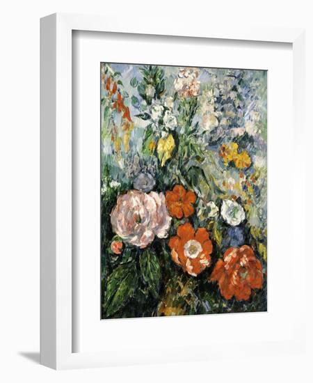 Bouquet of Flowers, 1879-1880-Paul Cézanne-Framed Giclee Print