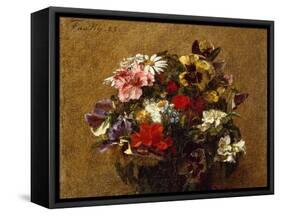 Bouquet of Flowers, 1883-Henri Fantin-Latour-Framed Stretched Canvas