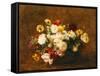 Bouquet of Flowers, 1894-Ignace Henri Jean Fantin-Latour-Framed Stretched Canvas