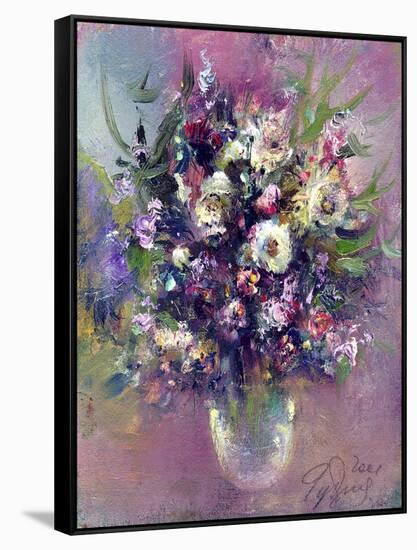 Bouquet of Flowers 8-RUNA-Framed Stretched Canvas