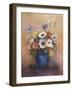 Bouquet of Flowers in a Blue Vase-Odilon Redon-Framed Giclee Print