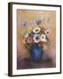 Bouquet of Flowers in a Blue Vase-Odilon Redon-Framed Giclee Print