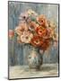 Bouquet of Flowers in a Ceramic Vase-Pierre-Auguste Renoir-Mounted Giclee Print