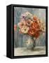 Bouquet of Flowers in a Ceramic Vase-Pierre-Auguste Renoir-Framed Stretched Canvas