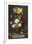 Bouquet of Flowers in a Glass Vase, 1621-Ambrosius Bosschaert-Framed Giclee Print