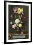 Bouquet of Flowers in a Glass Vase, 1621-Ambrosius Bosschaert-Framed Giclee Print