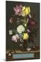 Bouquet of Flowers in a Glass Vase, 1621-Ambrosius Bosschaert-Mounted Giclee Print