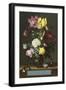 Bouquet of Flowers in a Glass Vase, 1621-Ambrosius Bosschaert-Framed Giclee Print