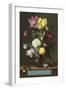 Bouquet of Flowers in a Glass Vase, 1621-Ambrosius Bosschaert-Framed Giclee Print