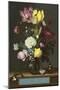 Bouquet of Flowers in a Glass Vase, 1621-Ambrosius Bosschaert-Mounted Giclee Print