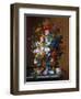 Bouquet of Flowers in a Glass Vase-George Cochran Lambdin-Framed Giclee Print