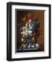 Bouquet of Flowers in a Glass Vase-George Cochran Lambdin-Framed Giclee Print