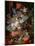 Bouquet of Flowers in a Landscape-Jan van Huysum-Mounted Giclee Print