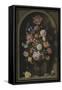Bouquet of Flowers in a Stone Niche, 1618-Ambrosius The Elder Bosschaert-Framed Stretched Canvas