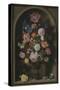 Bouquet of Flowers in a Stone Niche, 1618-Ambrosius The Elder Bosschaert-Stretched Canvas