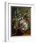 Bouquet of Flowers in a Vase. 1862-Gustave Courbet-Framed Giclee Print