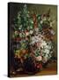 Bouquet of Flowers in a Vase. 1862-Gustave Courbet-Stretched Canvas