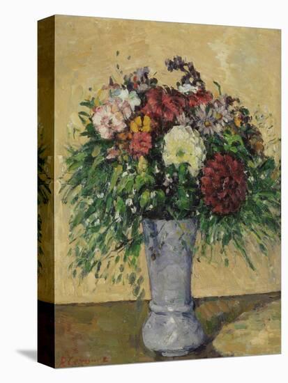 Bouquet of Flowers in a Vase, circa 1877-Paul Cézanne-Stretched Canvas