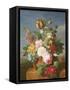 Bouquet of Flowers in a Vase-Jan Frans van Dael-Framed Stretched Canvas