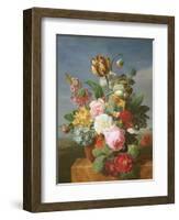 Bouquet of Flowers in a Vase-Jan Frans van Dael-Framed Giclee Print