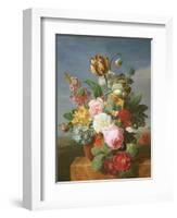 Bouquet of Flowers in a Vase-Jan Frans van Dael-Framed Giclee Print