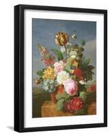 Bouquet of Flowers in a Vase-Jan Frans van Dael-Framed Giclee Print