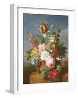 Bouquet of Flowers in a Vase-Jan Frans van Dael-Framed Giclee Print