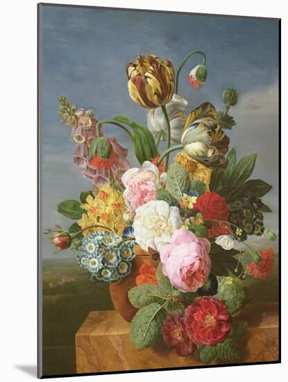 Bouquet of Flowers in a Vase-Jan Frans van Dael-Mounted Giclee Print