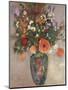 Bouquet of Flowers in a Vase-Odilon Redon-Mounted Giclee Print