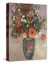 Bouquet of Flowers in a Vase-Odilon Redon-Stretched Canvas