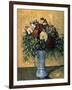 Bouquet of Flowers in a Vase-Paul Cézanne-Framed Art Print